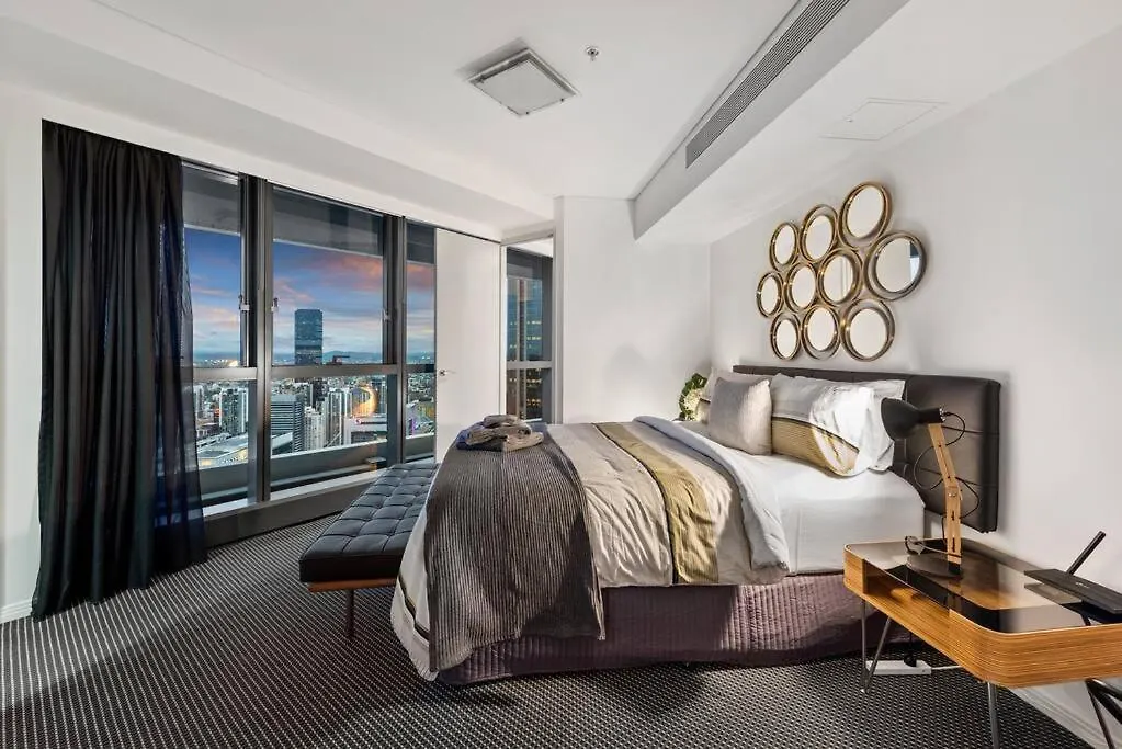 شقة Skyhigh Executive! ~ 2Bed/2Bath/1Car/Views ~ Cbd بريزبين